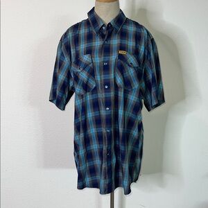 DIXXON El Borracho Bamboo Blend Pearl Snap Closure Short Sleeve Shirt
